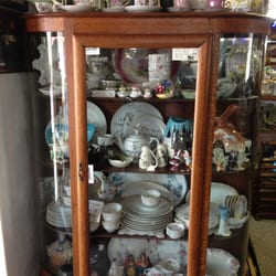 We offer nautical finds, china, furniture, pottery, railroad, books, cowboy boots, alittle bit of everything! Come see us-open every day!