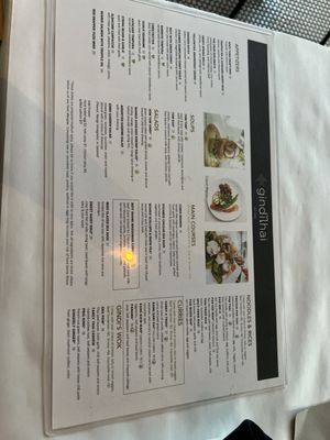 Menu photo 1 Gindi Thai Burbank, CA