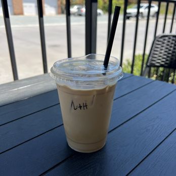 Wisteria Coffee - Iced Lavender and Honey Latte - Coffee Roasteries Near Me - King, North Carolina