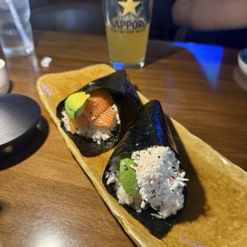 Naoki - salmon and avocado handroll, california handroll - Sushi Bars Near Me - Sacramento, California Naoki - salmon and avocado handroll, california handroll - Sushi Bars Near Me - Sacramento, California
