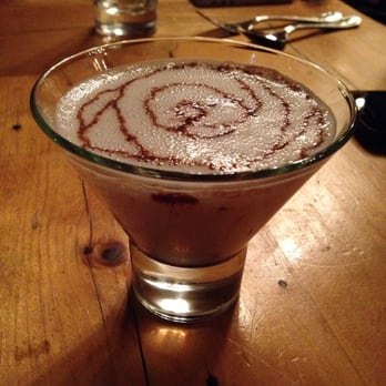 Allred's - Desert in a glass white chili care hazelnut martini - New American Near Me - Telluride, Colorado