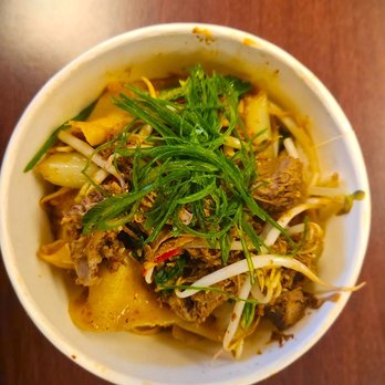 Youpo Noodles HI - Cumin Lamb (take-out) with an extra order of noodles (for $3, total $22). You can see the difference between this and the other pic. - Noodles Near Me - Honolulu, Hawaii
