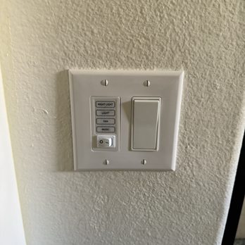 Sirous Electric - Routed wire for New shower fan/light/ Bluetooth radio switch - Electricians Near Me Sirous Electric - Routed wire for New shower fan/light/ Bluetooth radio switch - Electricians Near Me