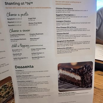 Olive Garden Italian Restaurant - Menu - Italian Near Me - Eagan, Minnesota