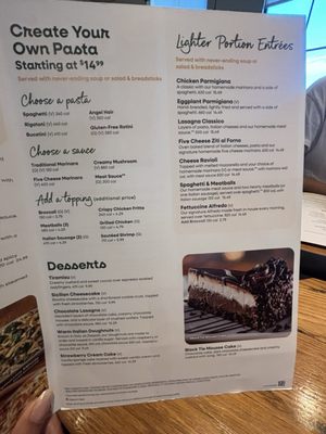 Menu photo 2 Olive Garden Italian Restaurant Eagan, MN Menu photo 2 Olive Garden Italian Restaurant Eagan, MN