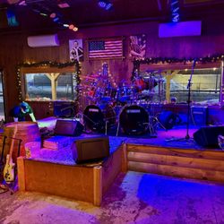 Housatonic River Brewing - Set-up for Moving Pictures - NYC-based Rush tribute band