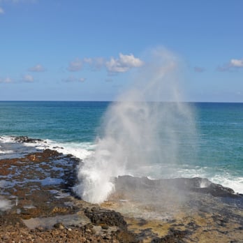 Spouting Horn - Spouting Horn - Kauai, Hawaii in May of 2013. - Beaches Near Me - Koloa, Hawaii Spouting Horn - Spouting Horn - Kauai, Hawaii in May of 2013. - Beaches Near Me - Koloa, Hawaii