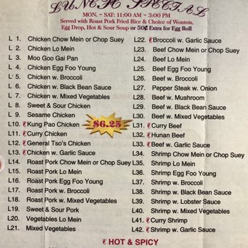 Li's Garden - LUNCH SPECIALS - Chinese Near Me - Longwood, Florida