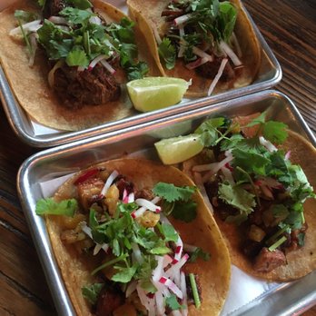 The Taco Project - Top: braised short rib tacos Bottom: pork belly tacos - Mexican Near Me - Yonkers, New York The Taco Project - Top: braised short rib tacos Bottom: pork belly tacos - Mexican Near Me - Yonkers, New York