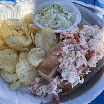 Sam's Chowder House - Dressed lobster roll. - Seafood Near Me - Half Moon Bay, California Sam's Chowder House - Dressed lobster roll. - Seafood Near Me - Half Moon Bay, California