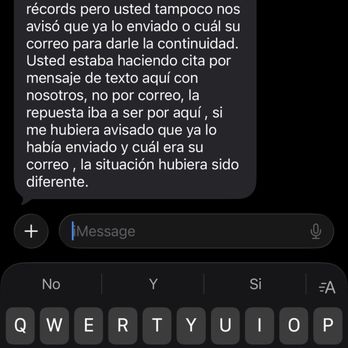 Vet Playas Veterinary Hospital - Another half ass response, blaming ME for "not texting them" that I had emailed them. Are you kidding? - Veterinarians Near Me - Tijuana, BCN