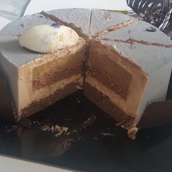 Patisserie Fleur - Inside of the Earl Grey Pear cake - Patisserie/Cake Shop Near Me - Markham, Ontario Patisserie Fleur - Inside of the Earl Grey Pear cake - Patisserie/Cake Shop Near Me - Markham, Ontario