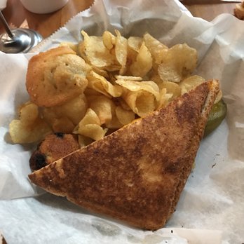 Nanny Goats Cafe & Feed Bin - Kid meal grilled cheese. There are both halves! - Cafes Near Me - Longview, Texas
