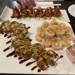 Sakura Asian Cuisine & Sushi - Volcano roll, King roll, King lobster roll