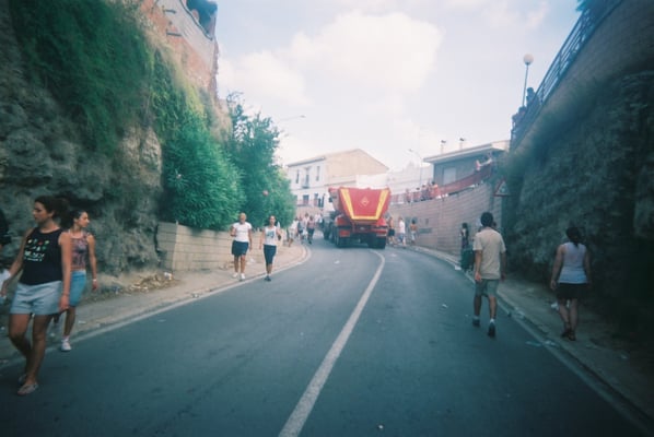 La Tomatina festival by null