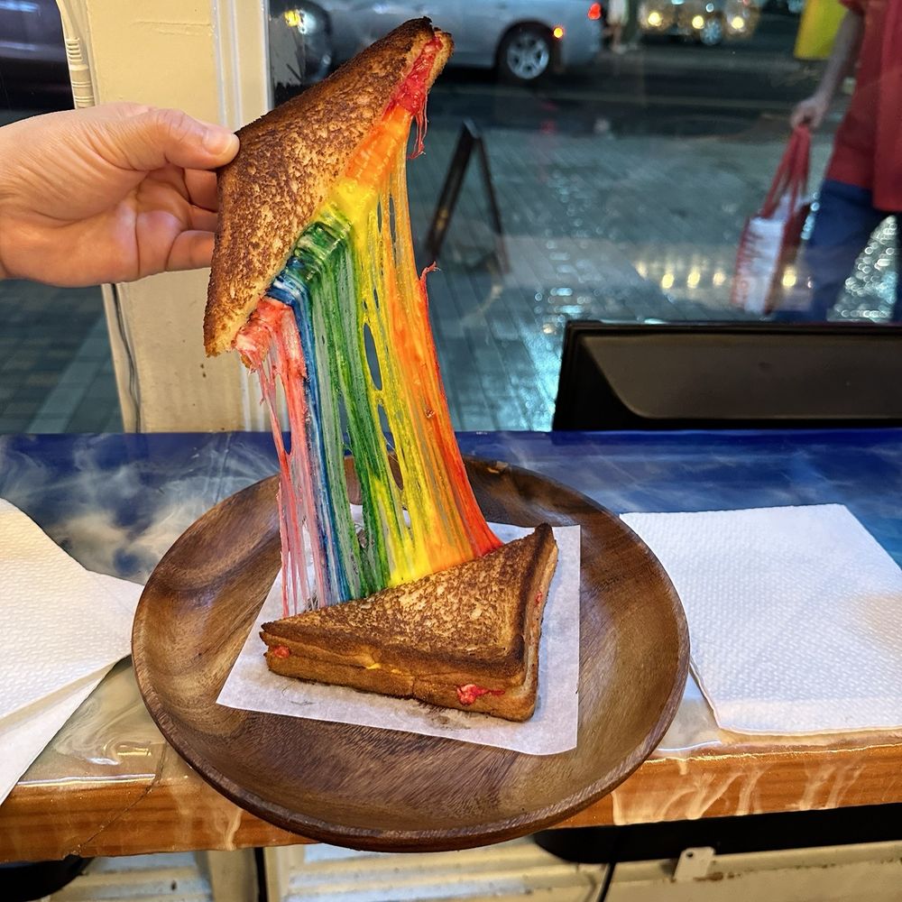 Honolulu Bistro - It is a rainbow when you pull it apart - Hawaiian Near Me - Honolulu, Hawaii