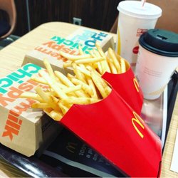 McDonald's - Buttermilk crispy chicken sandwich with a fresh yummy fries!!!