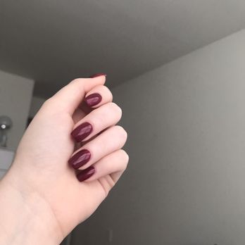 Brisa's Nail Salon - Square, gel fill. Rockin color. - Nail Salons Near Me - Edison, New Jersey