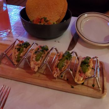 La Pulperia 44th HK - Lobster Tacquitos & Guacamole appetizers. - Latin American Near Me - New York, New York