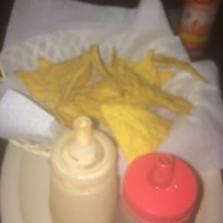Club Social - Chips and two types of salsa. Chipotle mayo and tamarindo