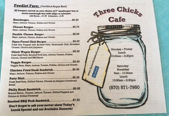 Menu photo 2 Three Chicks Feed, Seed & Cafe Texarkana, AR Menu photo 2 Three Chicks Feed, Seed & Cafe Texarkana, AR