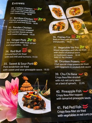 Menu photo 3 Pad Thai Restaurant Calgary, AB