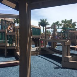 ENCLOSED, PADDED Playground with multiple shady areas to easily watch and monitor your children. It is NOT a #splashpark ENCLOSED, PADDED Playground with multiple shady areas to easily watch and monitor your children. It is NOT a #splashpark