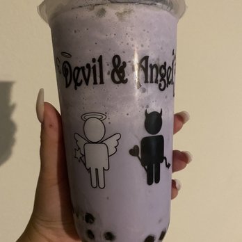 Devil & Angel Desserts - Taro smoothie - Bubble Tea Near Me - Concord, California Devil & Angel Desserts - Taro smoothie - Bubble Tea Near Me - Concord, California