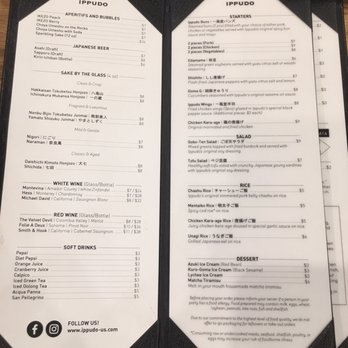 Ippudo Berkeley - Menu 10/17 - Ramen Near Me - Berkeley, California