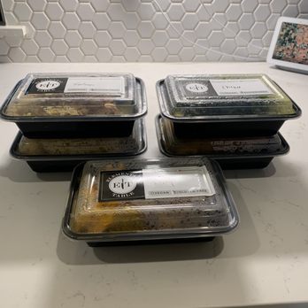 Elemental Table - four containers of food on a counter - Food Delivery Services Near Me - Denver, Colorado