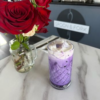 Spoon and Fork - Ube so good!! - Thai Near Me - Belmont, California