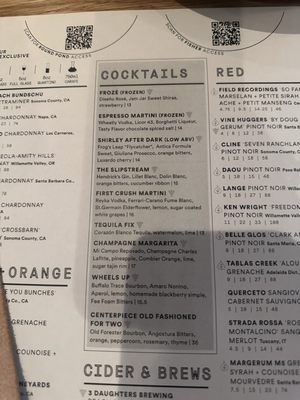 Menu photo 4 Sixty Vines Orlando, FL