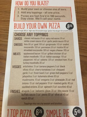 Menu photo 7 Blaze Pizza Decatur, GA Menu photo 7 Blaze Pizza Decatur, GA