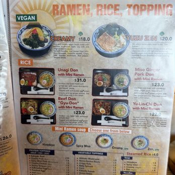 HINODEYA Ramen & Bar Little Tokyo - Main menu 2 - Ramen Near Me - Los Angeles, California HINODEYA Ramen & Bar Little Tokyo - Main menu 2 - Ramen Near Me - Los Angeles, California