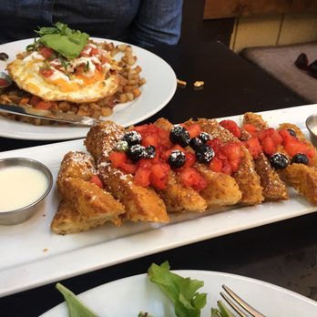 Blu Jam Cafe - Crunchy French toast & rancheros - Breakfast & Brunch Near Me - Sherman Oaks, California