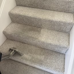 Before and after stairs, what a difference.