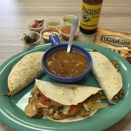 Taco Roc - Taco Roc plate. Three tacos and some beans. Pollo, barbacoa, and pollo asado. - food, tacos, barbacoa - Mexican Near Me - Chattanooga, Tennessee