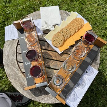 Pellicano Vineyard Hamburg Winery - wine glasses and cheese board - Wineries Near Me - Hamburg, New York Pellicano Vineyard Hamburg Winery - wine glasses and cheese board - Wineries Near Me - Hamburg, New York