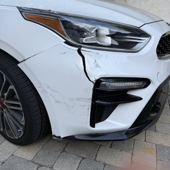 Hi-Quality Auto Body - Right side bumper before Hi-Quality - Body Shops Near Me - Alhambra, California Hi-Quality Auto Body - Right side bumper before Hi-Quality - Body Shops Near Me - Alhambra, California