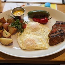 Sea Root - Steak and eggs for breakfast