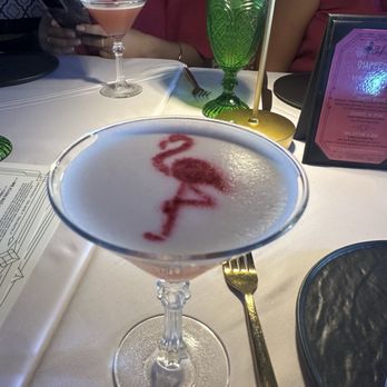 Pink Steak - The Pink Flamingo drink. - Steakhouses Near Me - West Palm Beach, Florida Pink Steak - The Pink Flamingo drink. - Steakhouses Near Me - West Palm Beach, Florida