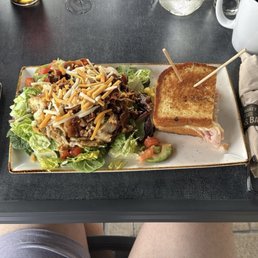 Pecan salad and Croque monsieur...