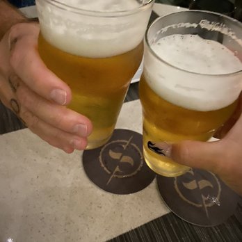 Stripsteak - Badly poured beers. This is how they came to table before we had a sip - Steakhouses Near Me - Honolulu, Hawaii Stripsteak - Badly poured beers. This is how they came to table before we had a sip - Steakhouses Near Me - Honolulu, Hawaii