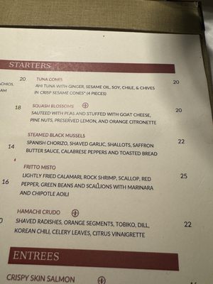 Menu photo 2 Toma Restaurant & Bar Santa Barbara, CA
