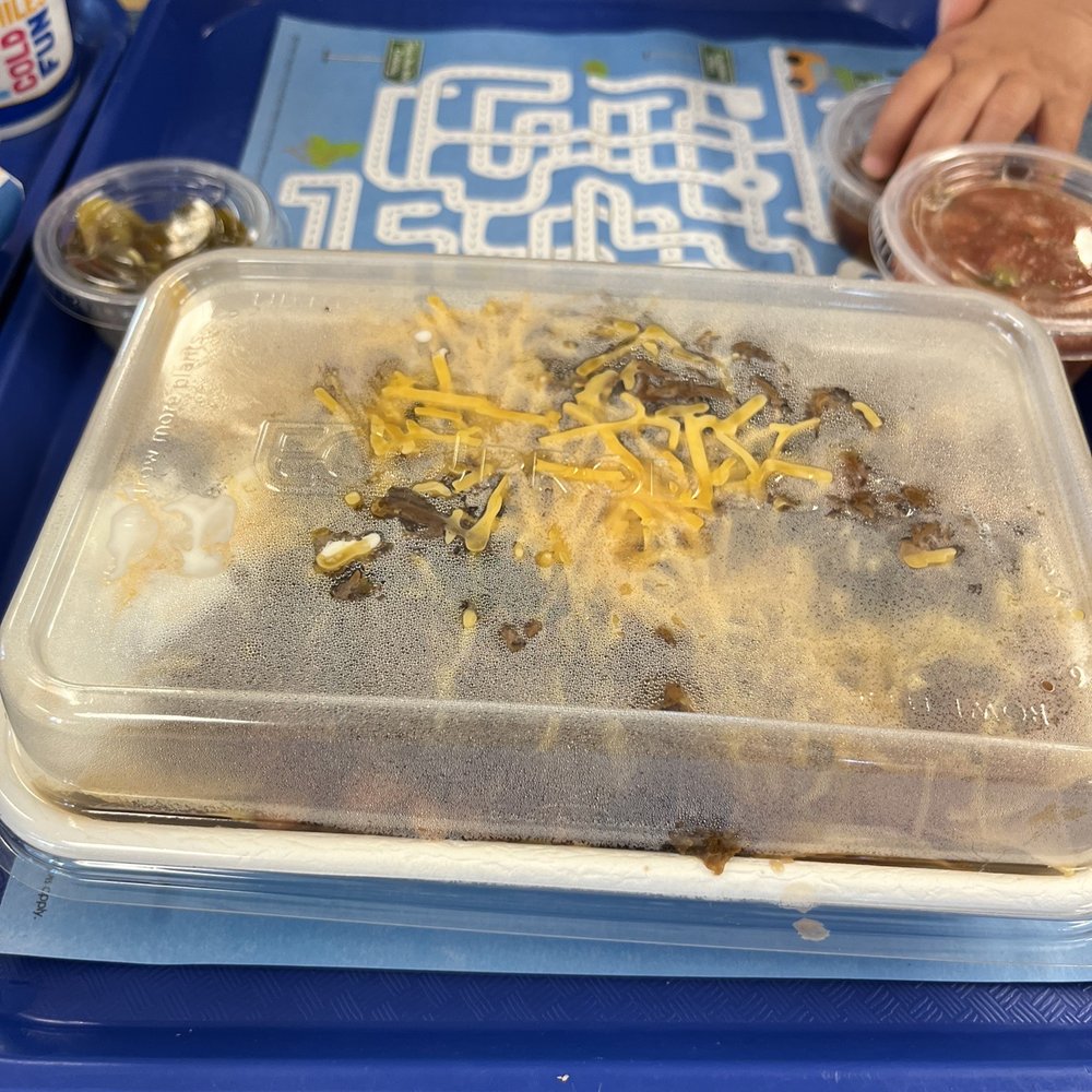 Nachos , sorry forgot to take out the lid