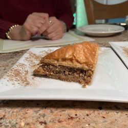 Santorini Greek Restaurant - Homemade Baklava, my favorite