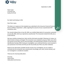 Valley National Bank