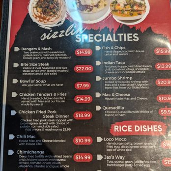 KC's Burgers and Brews - Menu (Oct 2024) - American Near Me - Lewiston, Idaho KC's Burgers and Brews - Menu (Oct 2024) - American Near Me - Lewiston, Idaho