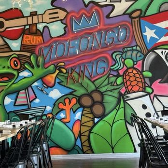 The Mofongo King - Love this wall!! - Puerto Rican Near Me - Port St Lucie, Florida