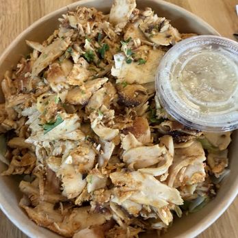 Shawarma Stop - Greek Salad (Chicken Shawarma side) - Mediterranean Near Me - Morrisville, North Carolina
